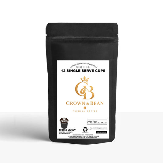 12 Pack Single Serve Coffee Capsules